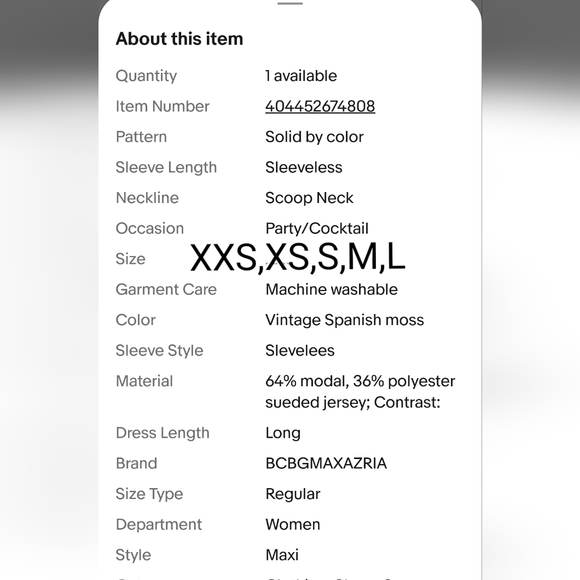 NEW WITH TAGS BCBGMAXAZRIA AUDRA FAUX LEATHER BACK MAXY DRESSD MSRP$198 - Picture 6 of 6